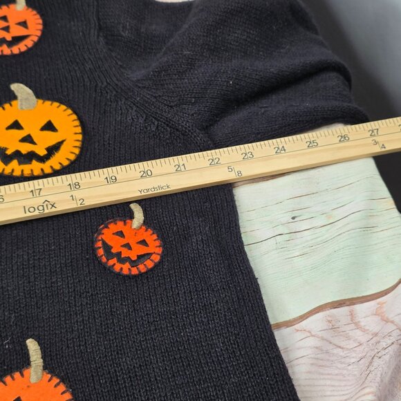 Vintage CST Sport Halloween Pumpkin Sweater 1X Jack-O-Lantern Design - Picture 6 of 7